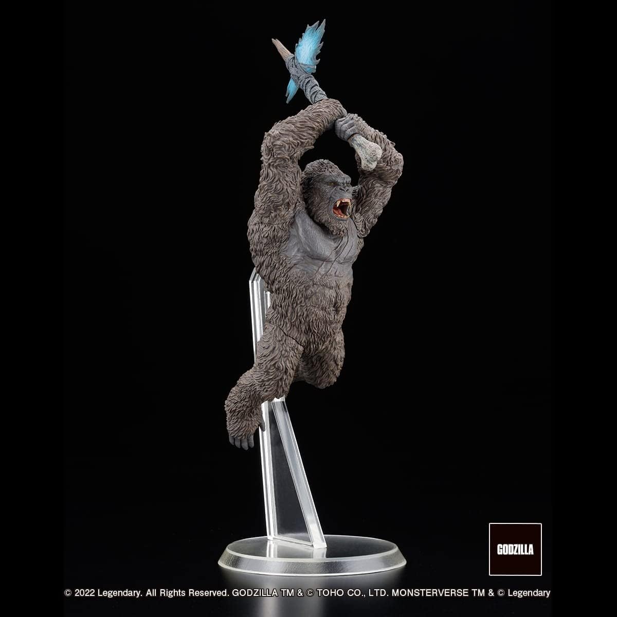 Art Spirits Gekozo Series Godzilla VS. Kong (2021) Non-Scale, Pre-Painted Trading Figure, 4 Pieces Box AT-056
