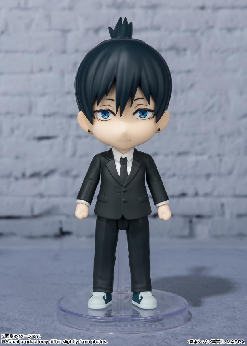 TAMASHII NATIONS Tamashi Nations - Chainsaw Man - AKI Hayakawa, Bandai Spirits Figuarts Mini, 3.5 Inch (Pack of 1)