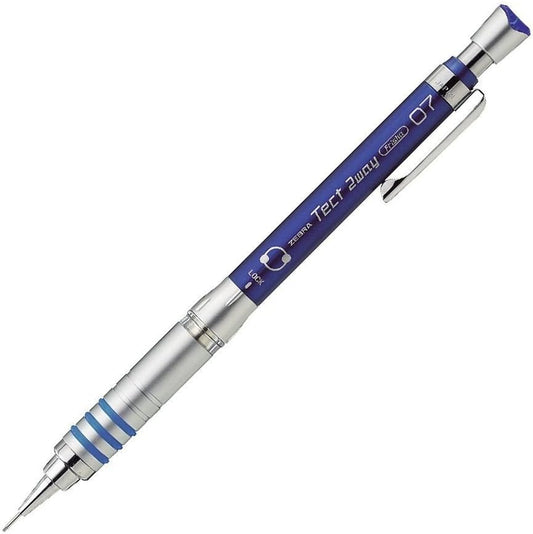 ZEBRA Mechanical Pencil, Tect 2 Way, 0.7mm, Blue Body (MAB41-BL)
