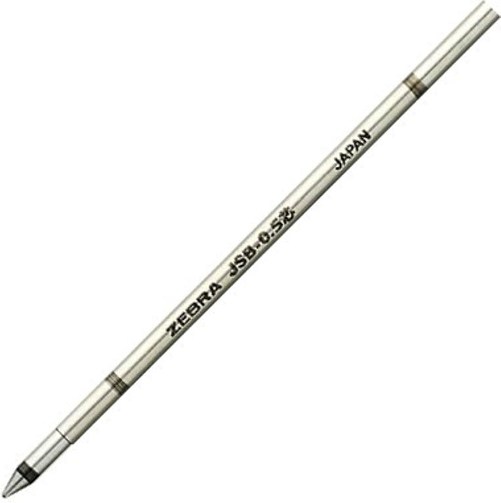 ZEBRA Gel Ballpoint Pen Refill, Sharbo JSB-0.4 Lead, Blue Black, 10 Count BRJSB4FB