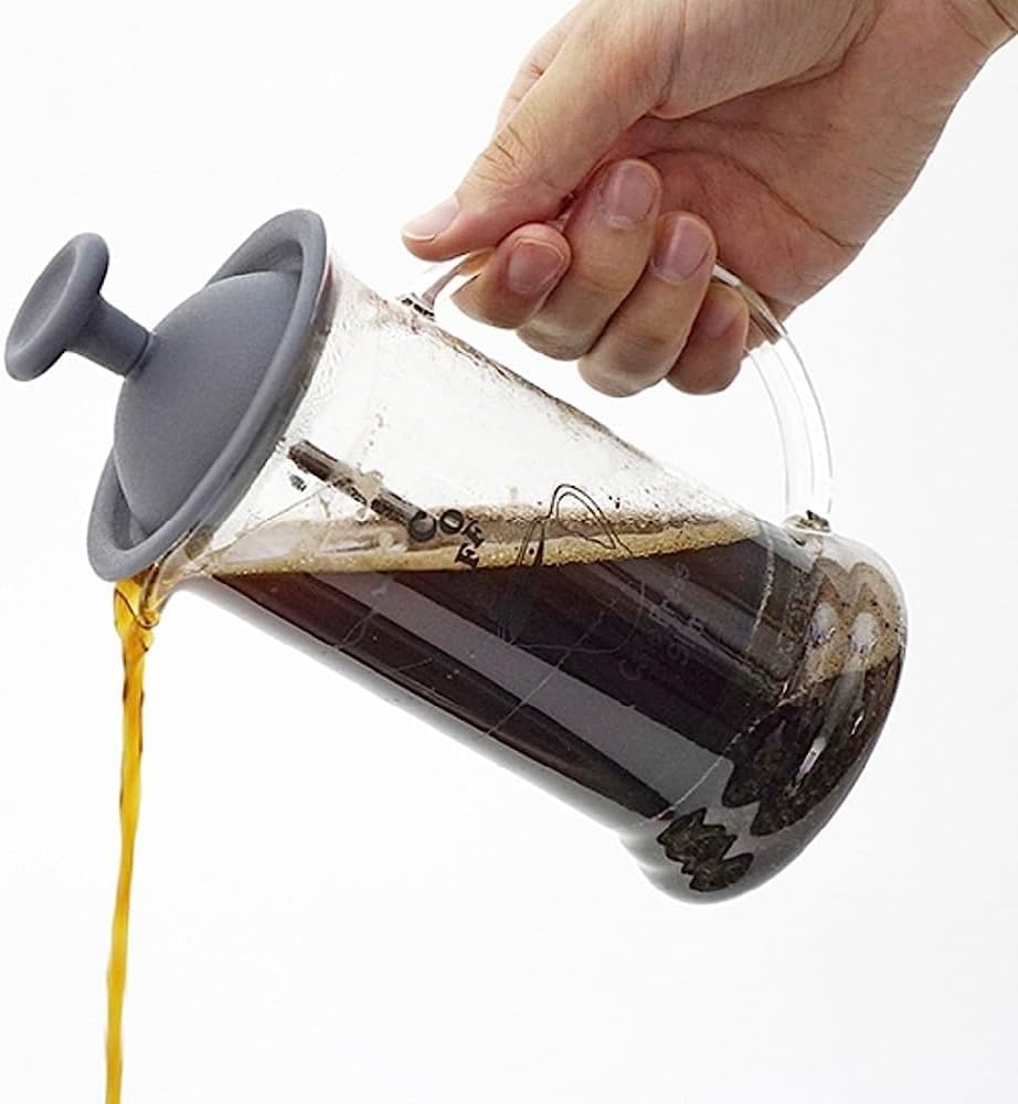 HARIO Cafe Press Coffee & Tea Press, 1-2 cups, Black, CPSS-2TB