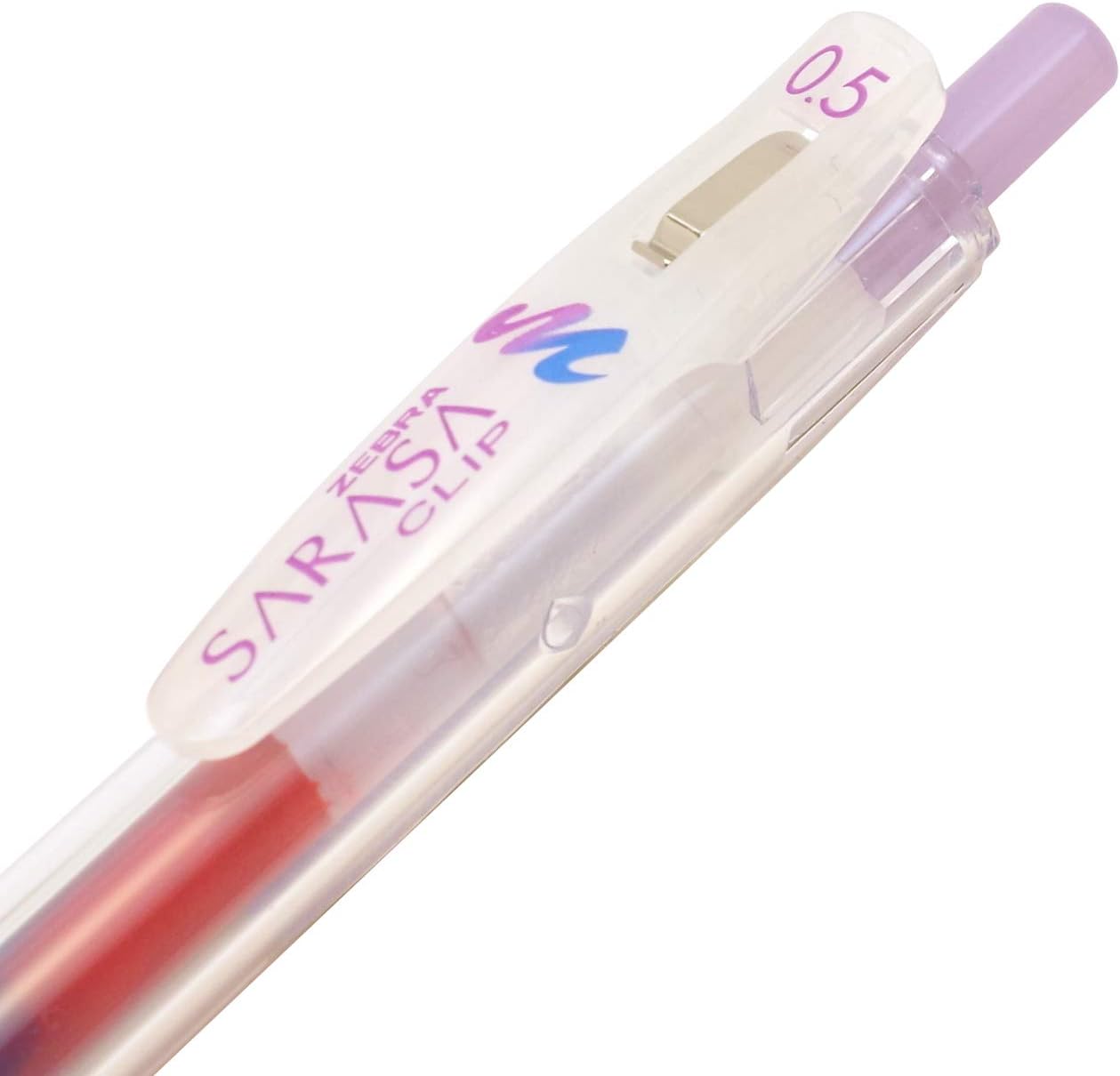 ZEBRA Knock Ballpoint Pen Sarasa Clip Marble Color (Blue Berry Smoothie) JJ75-BS