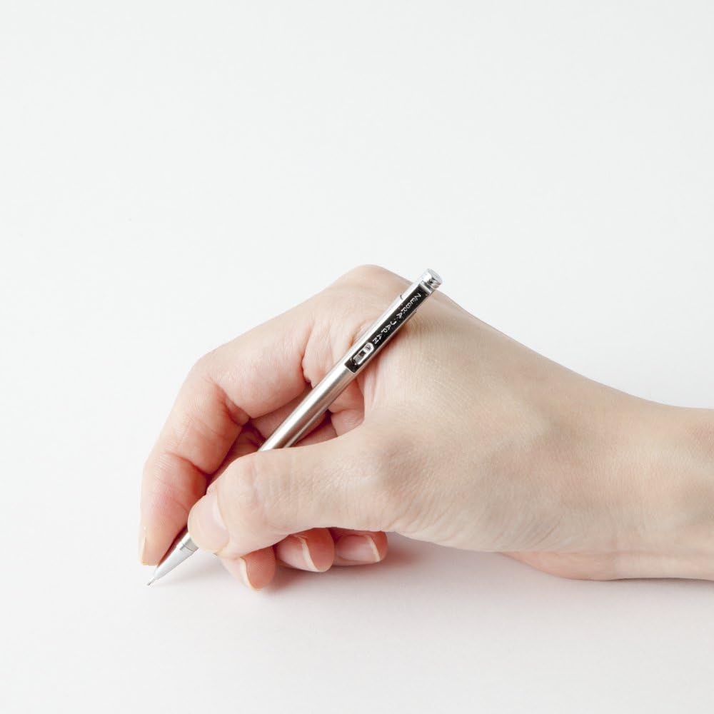 ZEBRA Mini Mechanical Pencil, 0.5 mm, Silver Body (TS-3)