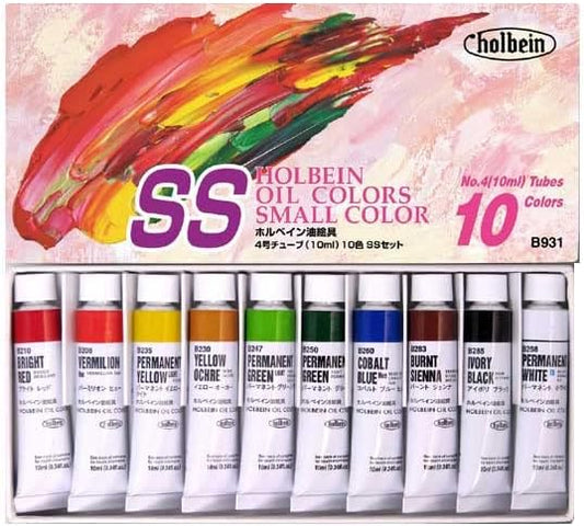 Holbein Oil Paint B931 SS Set (10ml, 10 Colors) 1931
