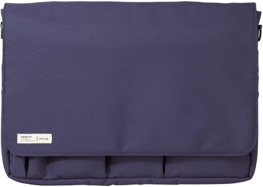 LIHIT LAB Carrying Pouch (Laptop Sleeve), 9.4 x 13.4 Inches, Navy (A7577-11)