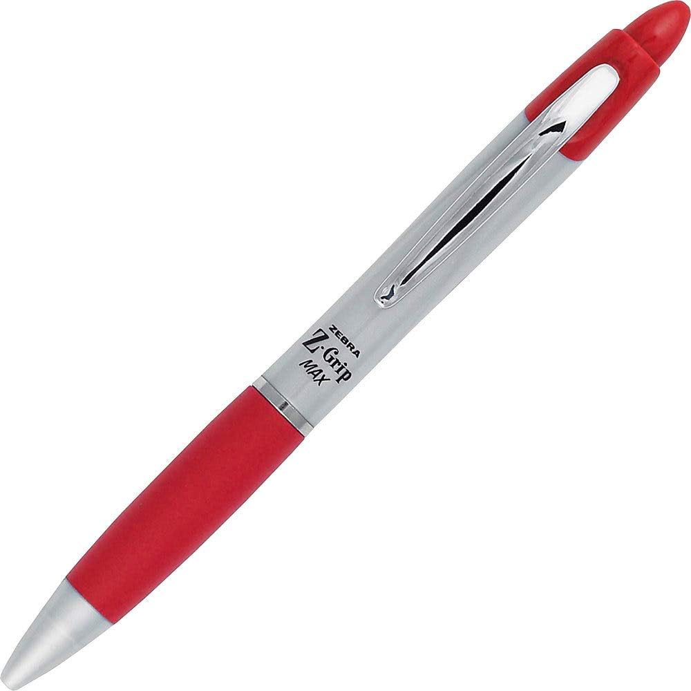 Z-Grip Max Ballpoint Pen Ink Color: Red