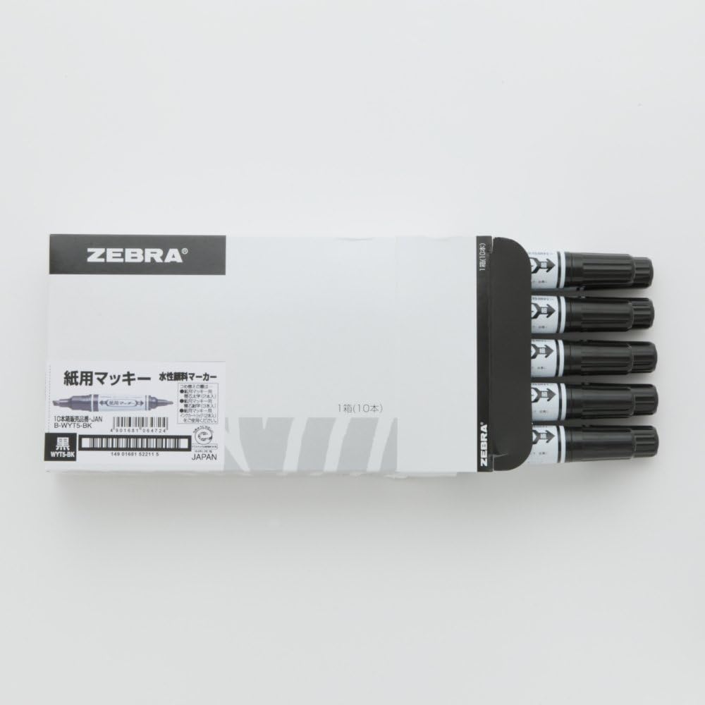 Zebra Mackie Water-Based Markers, For Paper