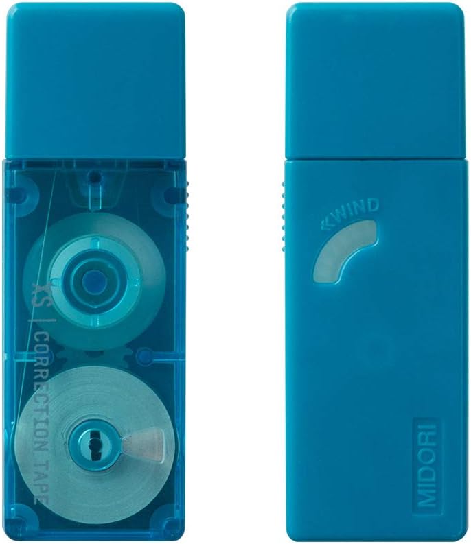 Midori Correction Tape, XS Series, Blue (35265006)