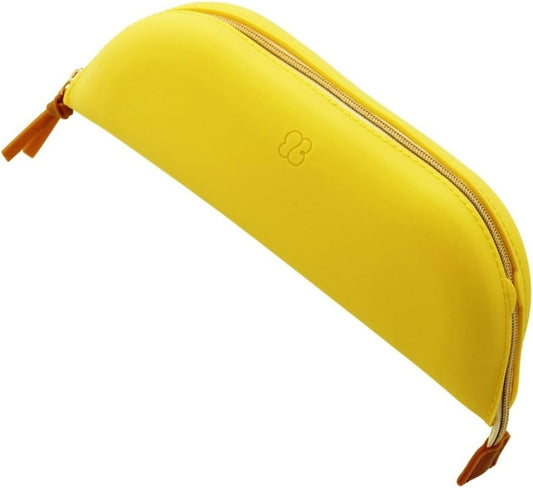 Lihit Lab A7731-5 Bloomin Tray, Pen Case, L, Lemon Yellow