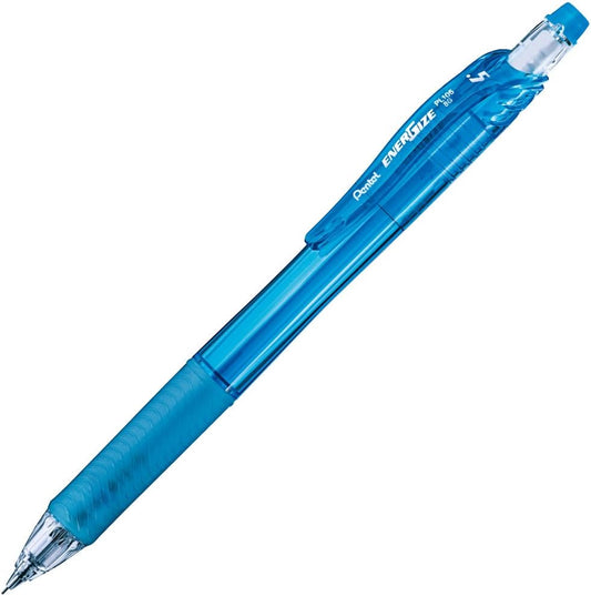 Pentel XPL105-S EnerGel X Mechanical Pencil, 0.02 inch (0.5 mm), Sky Blue, 5 Pieces