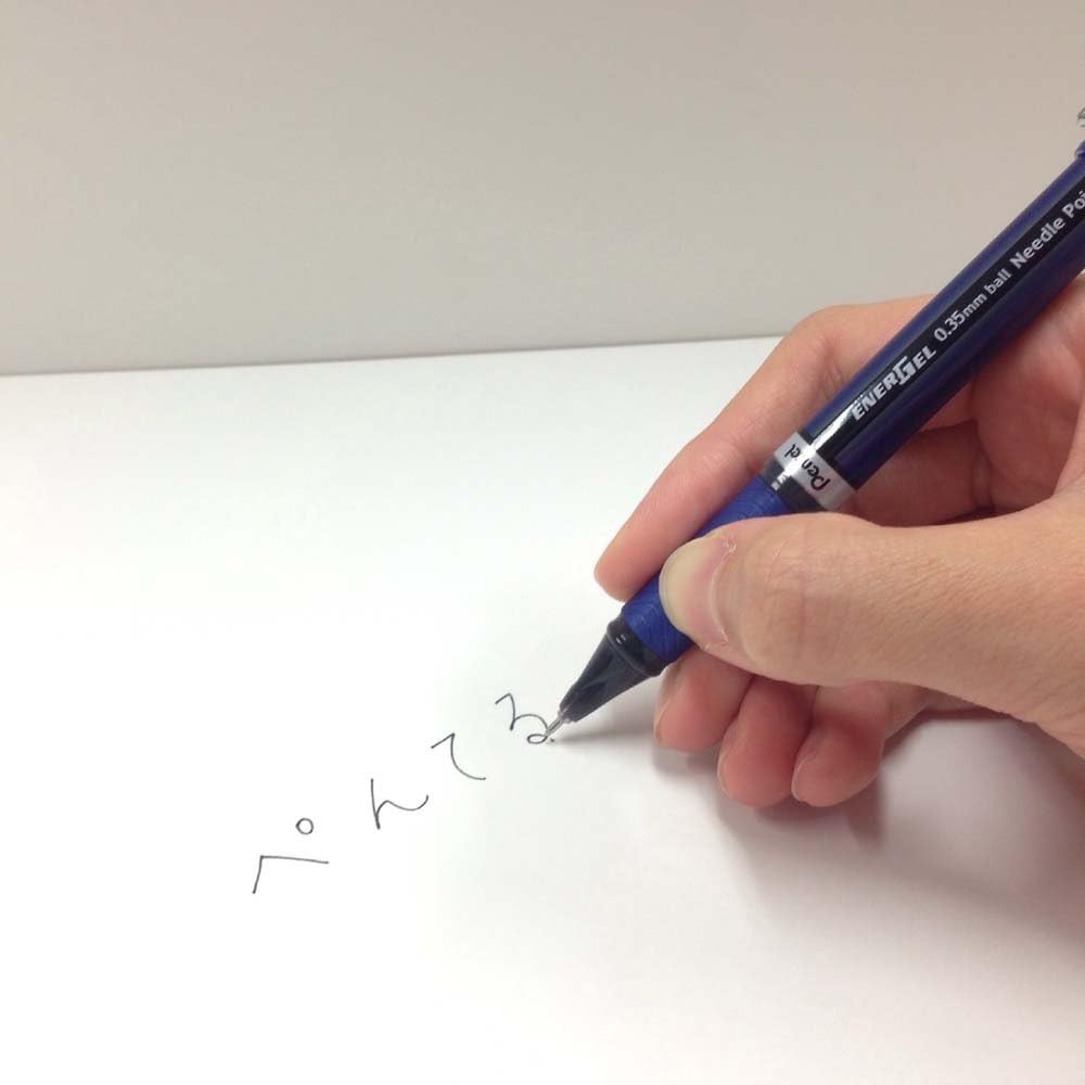 Pentel XBLN23-A Gel Ink Ballpoint Pen, ENERGEL EURO, 0.35mm Black, 5 Pens