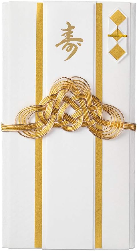 Midori 25494006 Congratulatory Bag, Gold Seal 494, Wedding Gift, Foldable, Fine Folding, Gold