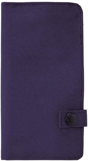 LIHITLAB Slim Pen Case, 7.5 x 4.3, Navy (A7585-11)