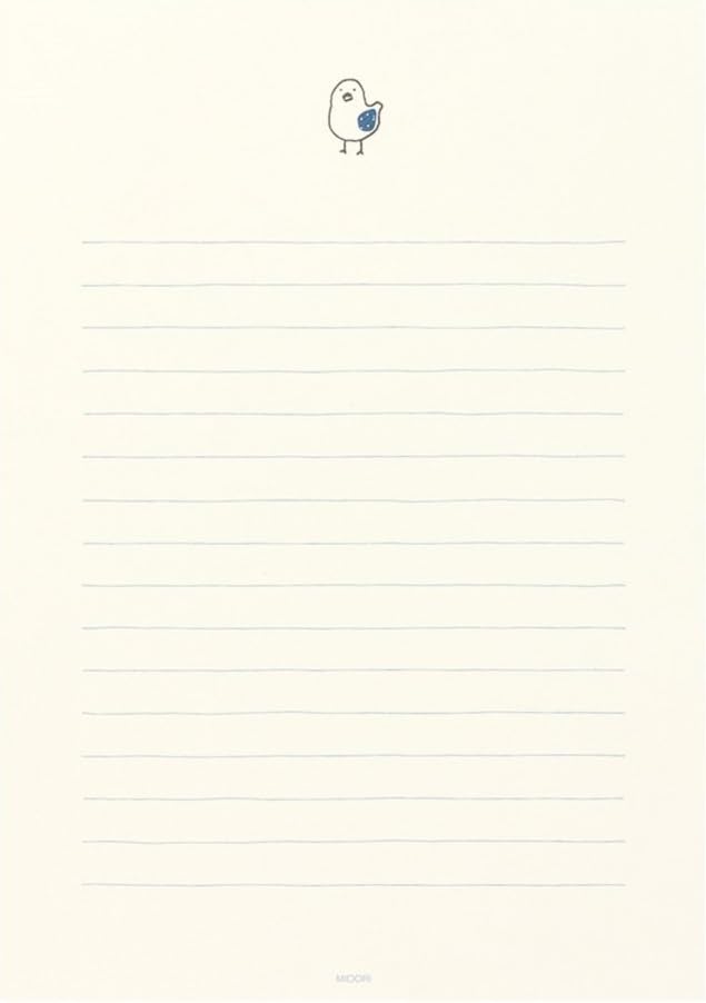 Midori 20465006 Stationery Paper, Blue