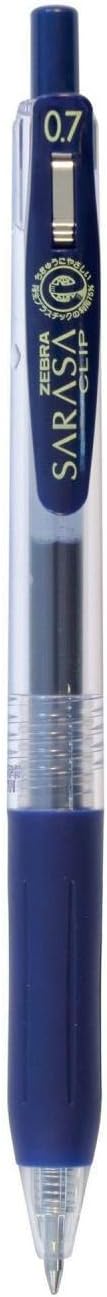 Zebra Sarasa Clip Gel Pen 0.7mm – Blue Black Ink (JJB15-FB)