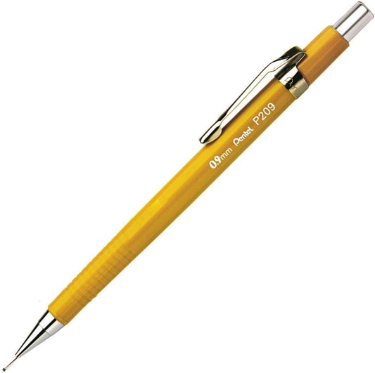 Pentel P209 Automatic Pencil 0.9mm Lead Yellow