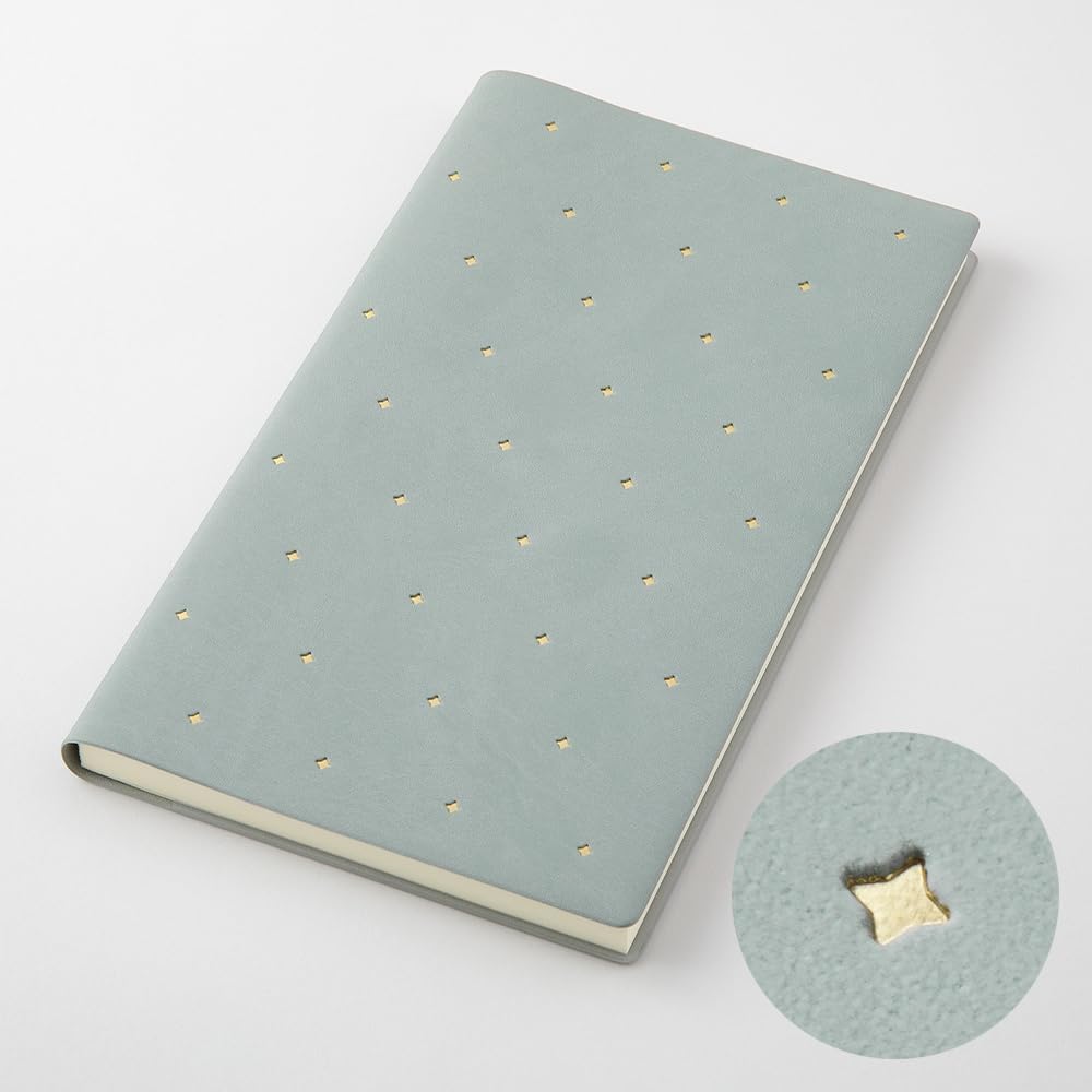 Midori 27097006 Professional Diary Notebook, 2024, A5 Slim, Weekly, Star Pattern (Starts December 2023) (Stars)