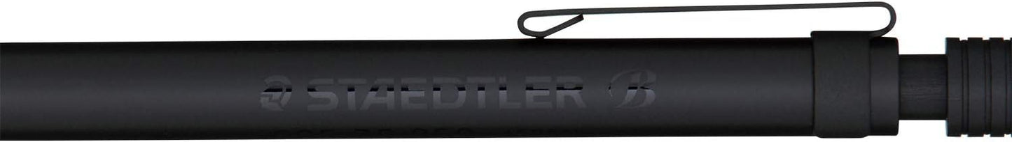 STAEDTLER 35-03B Mechanical Pencil, 0.01 inch (0.3 mm), All Black