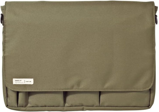 LIHIT LAB Carrying Pouch (Laptop Sleeve), 9.4 x 13.4 Inches, Olive (A7577-22)