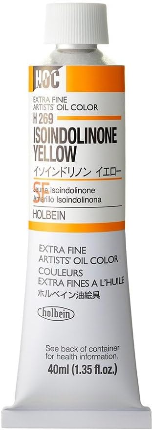 Holbein Artist Oil Colors isoindolinone Yellow 40 ml
