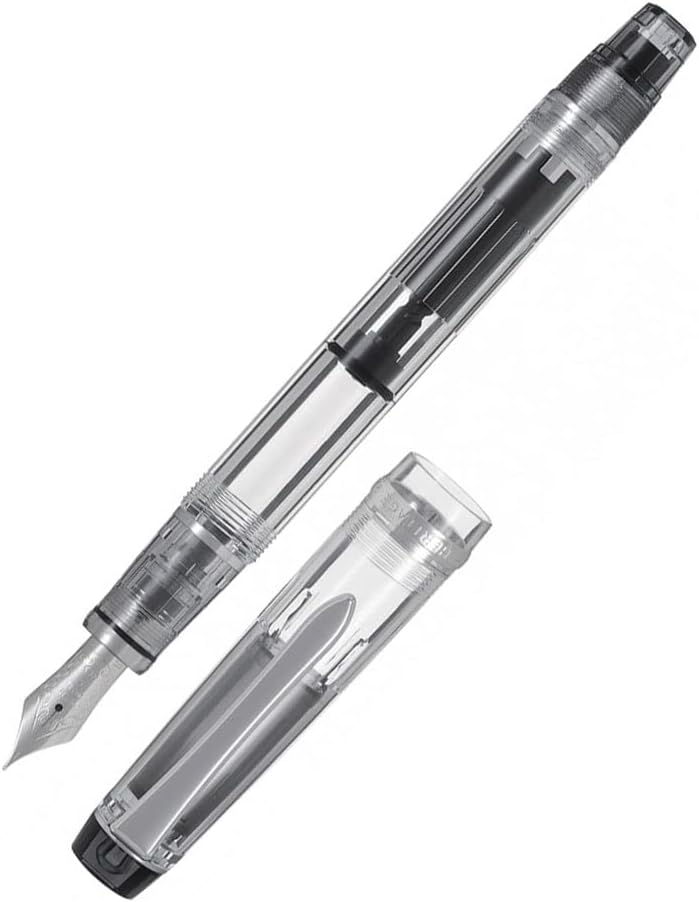 PILOT Fountain Pen Custom Heritage 92, Clear Body, B-Nib
