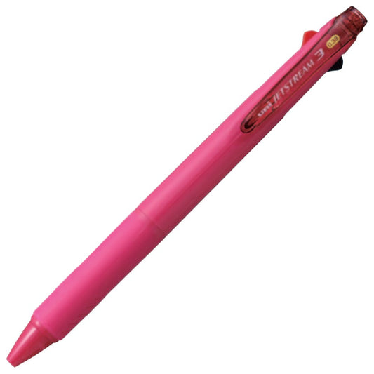 Mitsubishi Pencil Jetstream SXE3400381P66 Tri-Color Ballpoint Pen, 0.38, Rose Pink, Pack