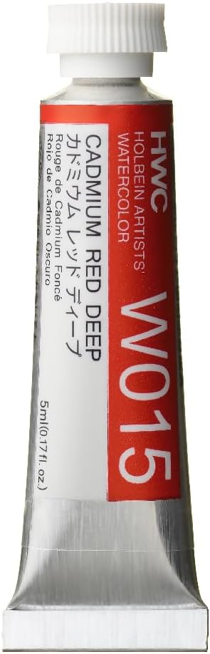 Holbein Artists Watercolor - Cadmium Red Deep 5ml