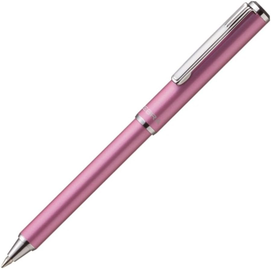 ZEBRA SL-F1 Mini Ballpoint Pen, 0.7 mm, Pink Body, Black Ink (BA55-P)