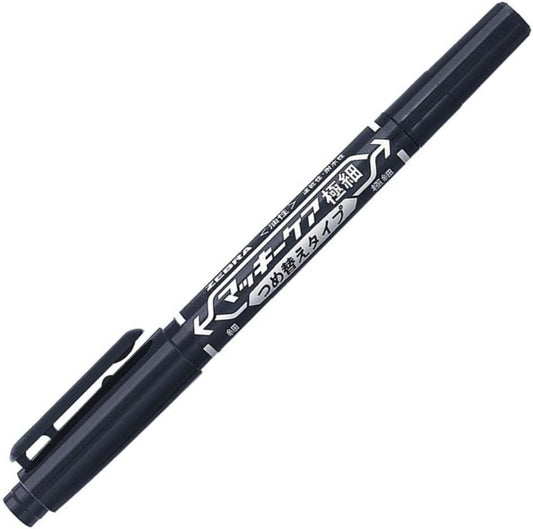 ZEBRA permanent marker McKee care superfine refill type YYTS5-BK Black