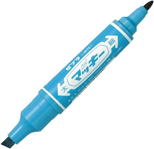 ZEBRA permanent marker high McKee B-MO-150-MC-LB Light Blue 10 pieces