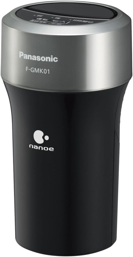 Panasonic Nanoe Generator, Chrome Black, F-GMK01-K, for up to 1 tatami mat (approx. 1 tatami mat) - Cleans the air in your car or around your desk (AC adapter sold separately), Compact size