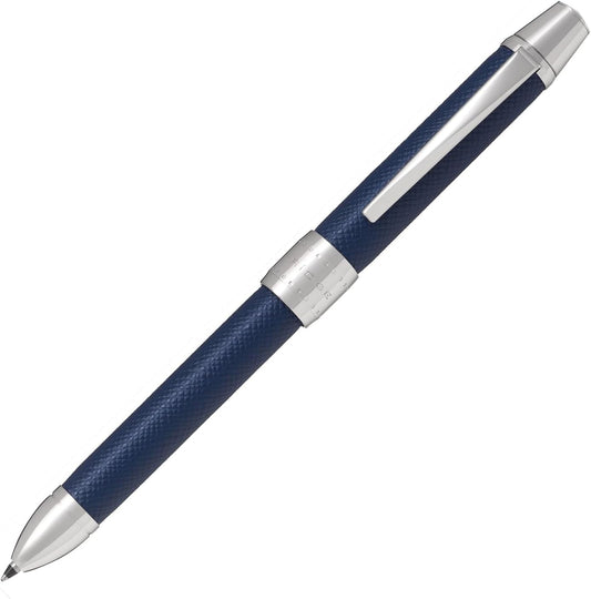 PILOT 2+1 Ridge Leather Blue BTHR-3SL-L Multifunction Ballpoint Pen 2 Colors 0.7mm + Sharp 0.5mm Ballpoint Pen