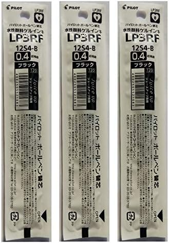 PILOT Juice Up Gel Ink Ballpoint Pen Refills 0.4 mm LP3RF12S4B Set of 3