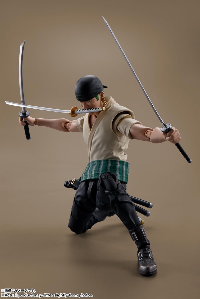 TAMASHII NATIONS - A Netflix Series: One Piece - Roronoa Zoro, Bandai Spirits S.H.Figuarts Action Figure