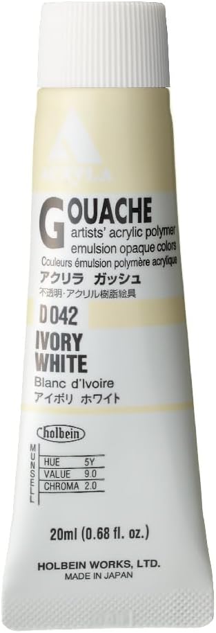 Holbein Acryla Gouache - Ivory White