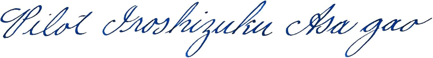 PILOT Iroshizuku Bottled Fountain Pen Ink, Asa-Gao, Morning Glory (Dark Blue) 50ml Bottle (69203)
