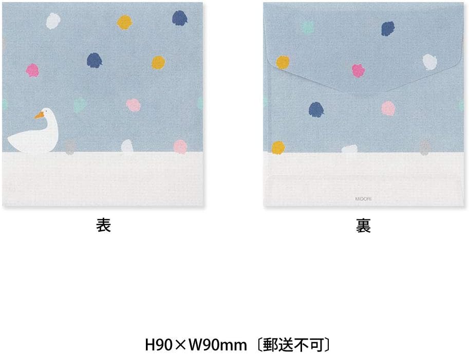 Midori 20566006 Envelope Rasse Duck Pattern