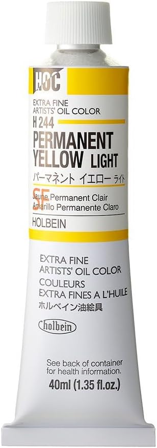 Holbein Artists' Oil 40ml Permanent Yellow Light