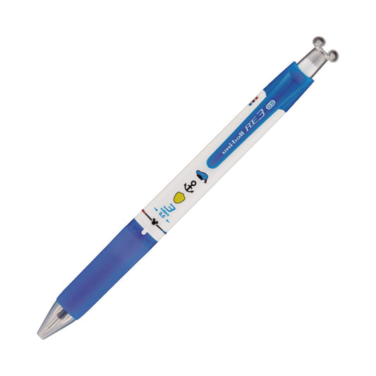 Mitsubishi Pencil URE3600D05.DN Uniball RE3 Erasable Tri-Color Ballpoint Pen, 0.5, Donald