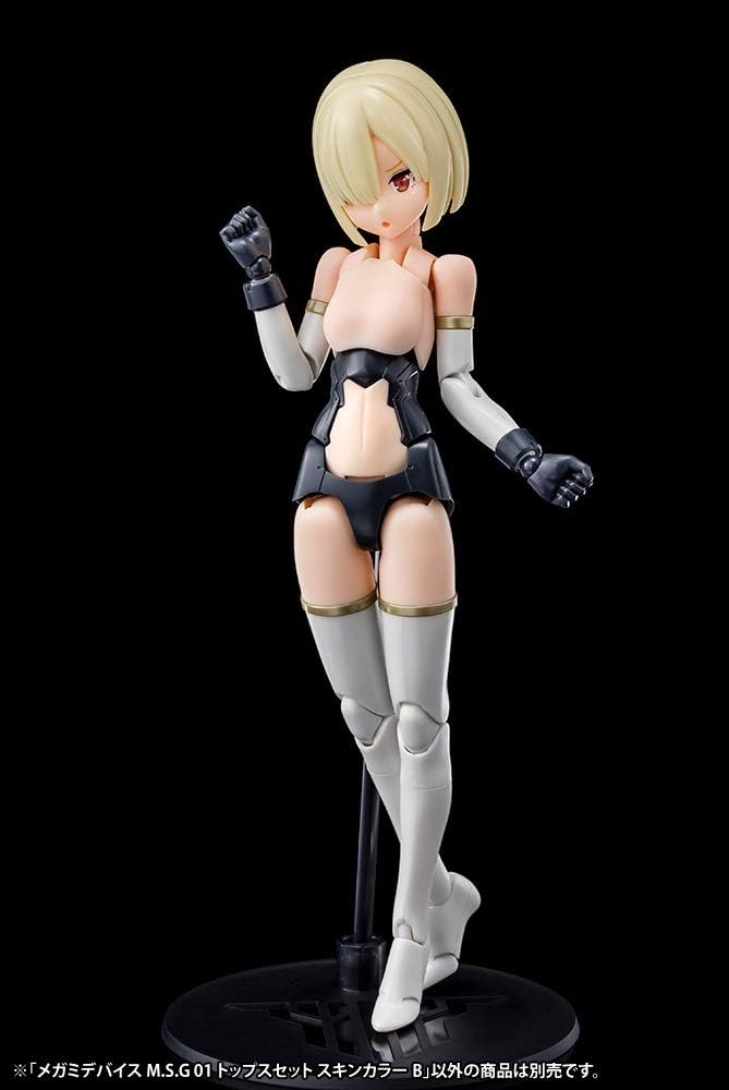 Megami Device M.S.G 01 Top Set, Skin Color B, Total Length: Approx. 0.8 inches (20 mm), 1/1 Scale, Plastic Model