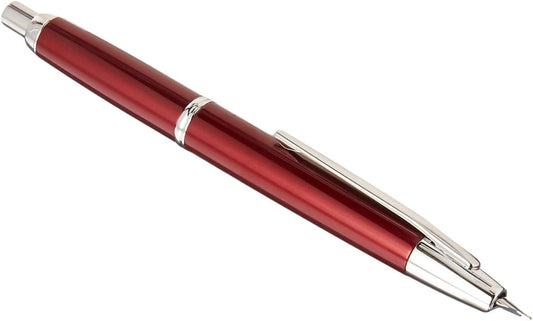 PILOT Fountain Pen Capless Decimo, Red Body, B-Nib (FCT-15SR-R-B)