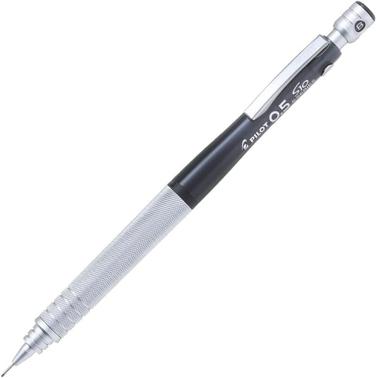 PILOT Mechanical Pencil S10, Transparent Black Body, 0.5mm Lead (HPS-1SR-TB5)