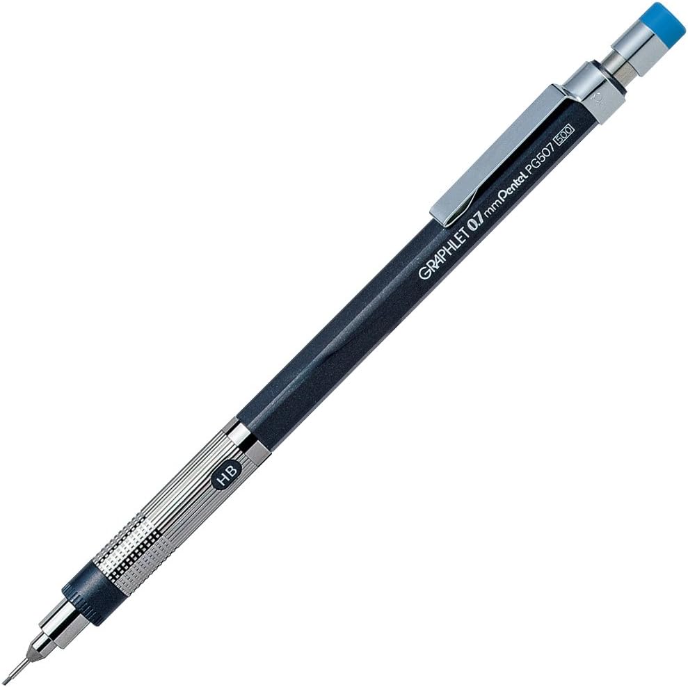 Pentel Graphlet Mechanical Pencil, 0.7mm (PG507-CD)