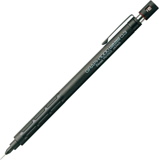 Pentel Mechanical Pencil, Graph 1000 for Pro, for Draft, 0.3mm (PG1003)