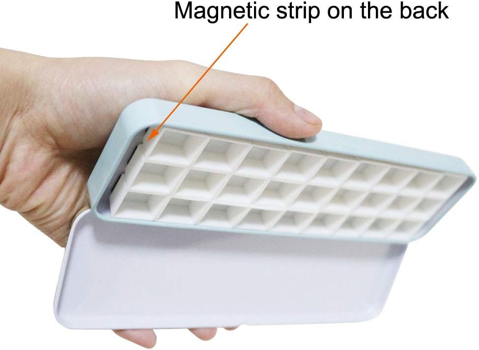 FCLUB 100pcs Magnetic Magnet Squares with strong Self Adhesive for Watercolor Half Pans