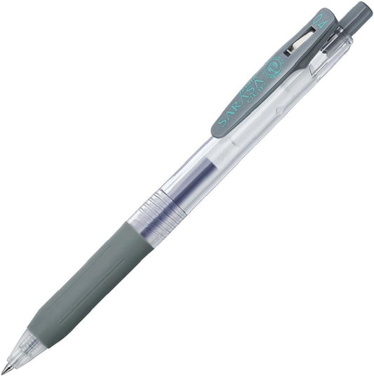 ZEBRA B-JJS15-GR Gel Ballpoint Pen Sarasa Clip 0.4 Gray 10 Pens