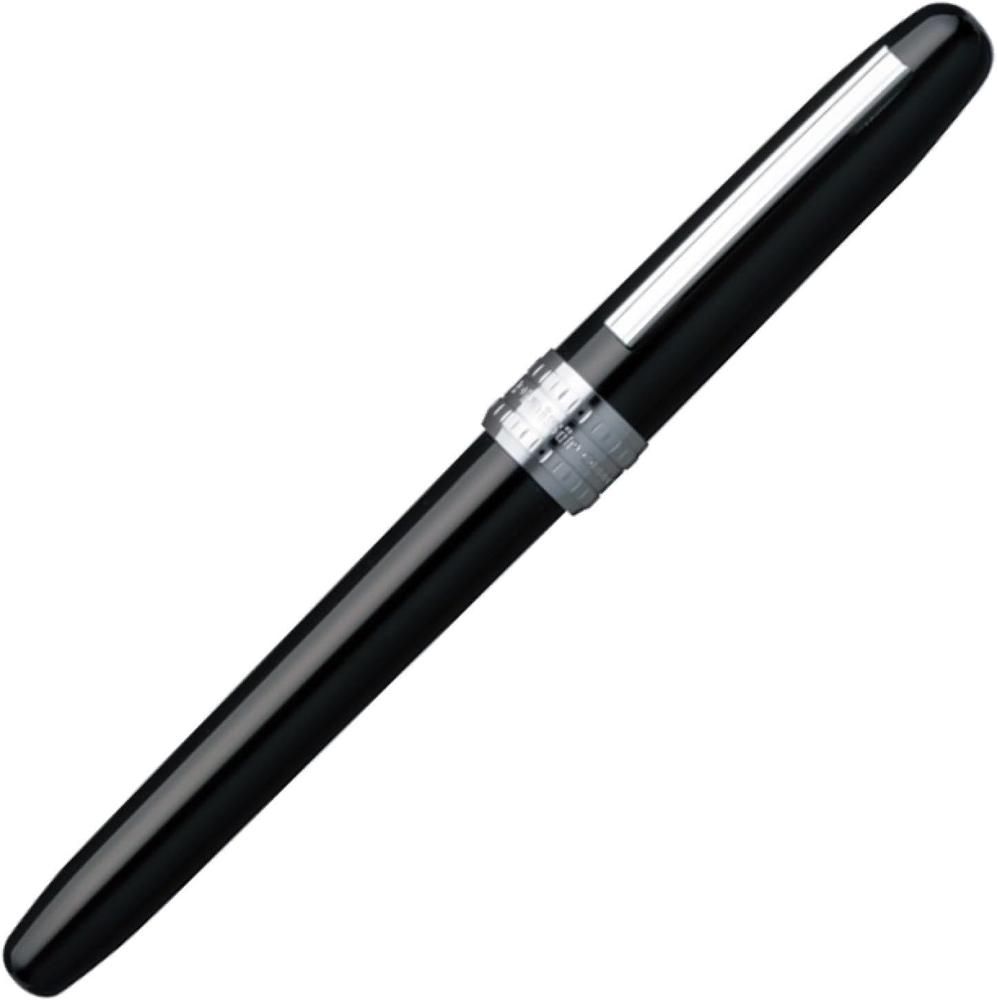 PLATINUM Fountain Pen, Plaisir Fine Nib, Black (PGB-1000-#1-F)