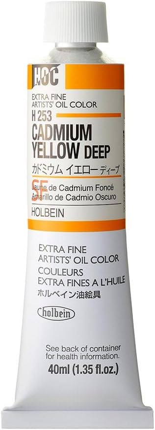 Holbein Artists' Oil 40ml Cadmium Yellow Deep