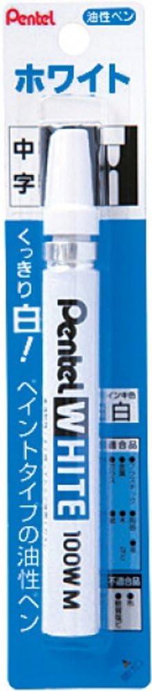 Pentel White Paint Marker X100W-MD Medium Tip 10-Piece Set