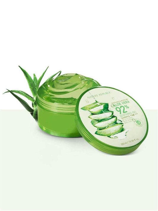 Nature Republic Aloe Vera 92% Soothing & Moisture Gel – 10.56 Fl Oz
